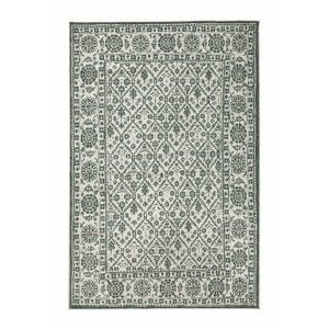 Kusový koberec Northrugs Twin 103115 Green Cream 80x250 cm
