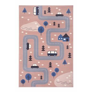 Detský kusový koberec Hanse home Adventures 104538 Rose 160x220 cm