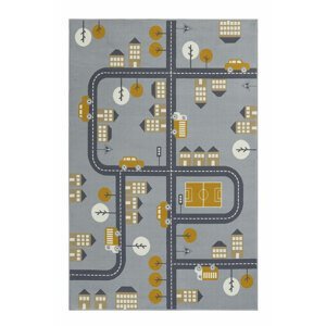 Detský kusový koberec Hanse home Adventures 105530 Mouse Mustard 160x220 cm