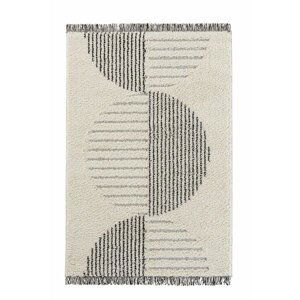 Kusový koberec Mint Rugs New Handira 105196 Cream Black 120x170 cm