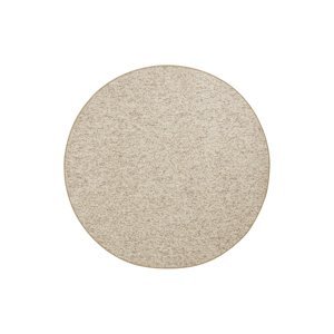 Kruhový kusový koberec Hanse Home BT Carpet Wolly 102842 Beige Brown Ø 133 cm