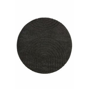 Kusový koberec Mint Rugs Norwalk 105105 Dark grey Ø 160 cm