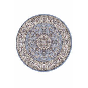 Kusový koberec Nouristan Herat 105275 Zahra Blue Cream kruh Ø 160 cm