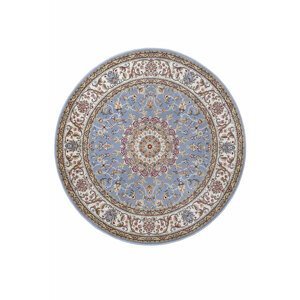 Kusový koberec Nouristan Herat 105282 Zuhr Blue Cream kruh Ø 160 cm