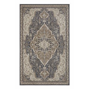 Kusový koberec Hanse Home Terrain 105607 Black Brown 80x120 cm