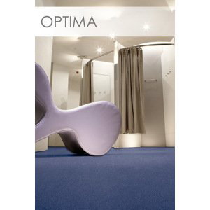 Metrážny koberec OPTIMA SDE New 71 Modrý 400 cm