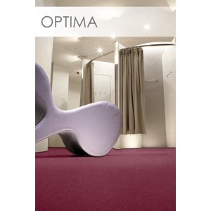 Metrážny koberec OPTIMA SDE New 16 Bordový 500 cm
