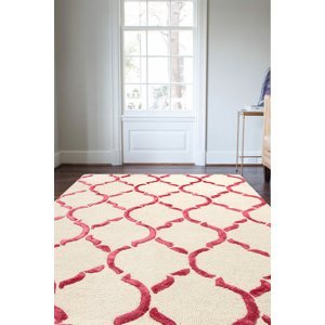 Kusový koberec BAKERO CHAIN Red 153x244 cm