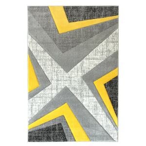 Kusový koberec Warner 1180A Yellow 80x250 cm