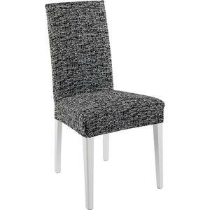 Komashop Návlek na stoličku CYPRUS Farba: čierno-biela