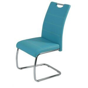 Sconto Jedálenská stolička FLORA S modrá