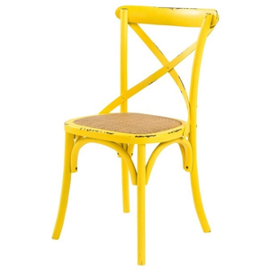 Sconto Jedálenská stolička XABI žltá