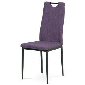 Sconto Jedálenská stolička LEILA fialová/antracit