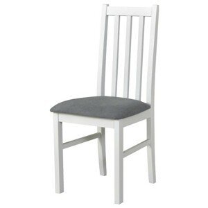 Sconto Jedálenská stolička BOLS 10 sivá/biela