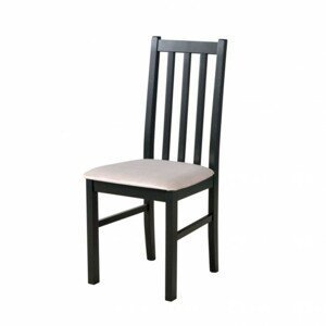 Sconto Jedálenská stolička BOLS 10 čierna/béžová