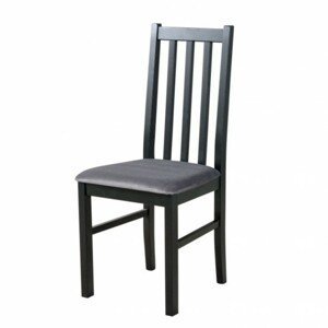 Sconto Jedálenská stolička BOLS 10 čierna/antracit
