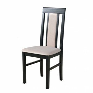 Sconto Jedálenská stolička NILA 2 čierna/béžová
