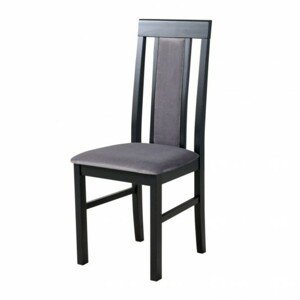 Sconto Jedálenská stolička NILA 2 sivá/čierna