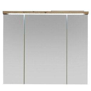 Sconto Zrkadlová skrinka POOL dub artisan, 80 cm