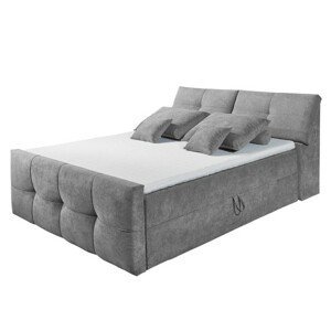 Sconto Čalúnená posteľ REAGAN sivá, 180x200 cm