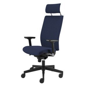 Sconto Kancelárska stolička CONNOR modrá