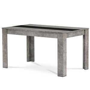 Sconto Jedálenský stôl IGOR betón/biely alebo čierny stred