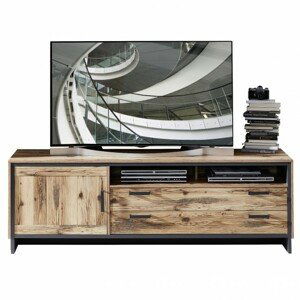 Sconto TV komoda PRATO alpine lodge/grafit, šírka 184 cm