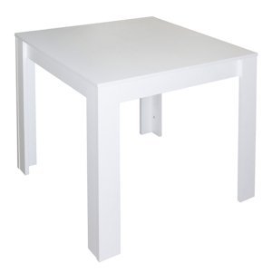 Sconto Jedálenský stôl PIT biela matná/80x80 cm