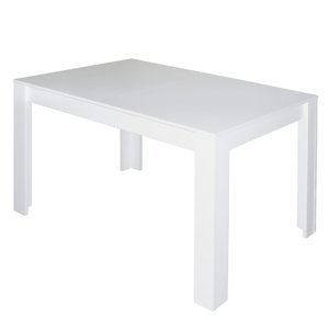 Sconto Jedálenský stôl PIT biela matná/120x80 cm