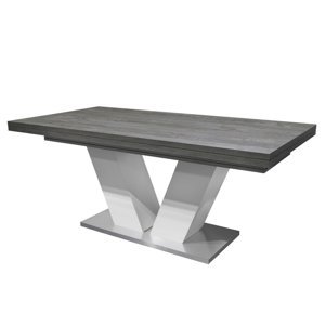 Sconto Jedálenský stôl KOMFORT betón/180x90 cm