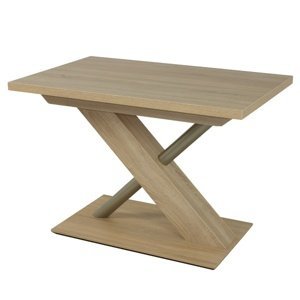 Sconto Jedálenský stôl UTENDI dub sonoma, šírka 130 cm