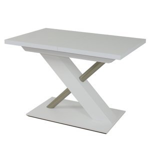 Sconto Jedálenský stôl UTENDI 1 biela, šírka 110 cm, rozkladací