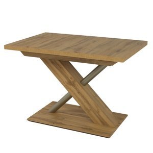 Sconto Jedálenský stôl UTENDI 1 dub, šírka 110 cm, rozkladací