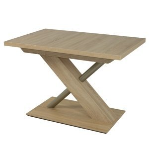 Sconto Jedálenský stôl UTENDI 1 dub sonoma, šírka 120 cm, rozkladací