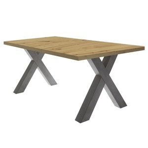Sconto Jedálenský stôl BIG SYSTEM X sukový dub, šírka 140 cm