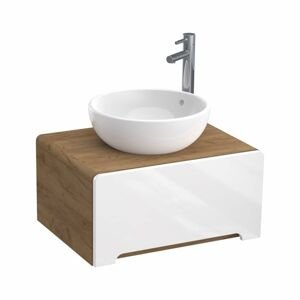 Kúpeľňová skrinka pod doskové umývadlo Lutecia W 60-1Z-HD | A-Interiéry lutécia w 60-1z-hd
