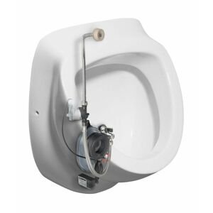 ISVEA - DYNASTY urinál s automatickým splachovačom 6V DC, zakrytý prívod vody, 39x48 cm 10SZ92001-SENSOR