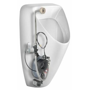 Bruckner - SCHWARN urinál s automatickým splachovačom 6V DC, zakrytý prívod vody 201.722.4
