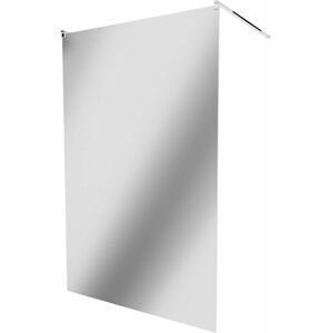 MEXEN/S - KIOTO samostatne stojaca sprchová zástena 100 x 200 cm, zrkadlové, chróm 800-100-002-01-50