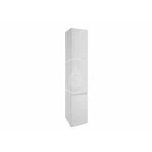 Kielle - Oudee Vysoká skrinka závesná, 157x30x32 cm, lesklá biela 50202010