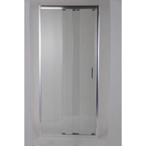 HOPA - 3-dielne sprchové dvere do niky MELIDE - FARBA rámu - Chróm / Leštený hliník (ALU), Rozmer A - 100, Smer zatvárania - Univerzálne Ľavé / Pravé, Výplň - Číre bezpečnostné sklo - 5 mm OLBMELID100CC