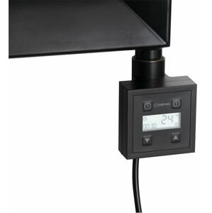 SAPHO - KTX vykurovacia tyč s termostatom, 800 W, čierny mat KTX-B-800