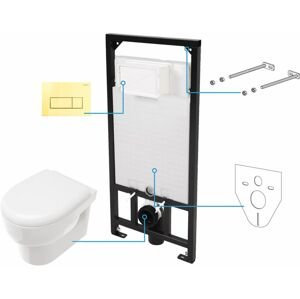 DEANTE - Avis biela - Toaletný set, podomietkový, 6v1 CDAZ6ZPW