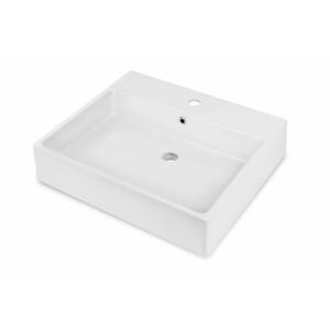 DEANTE - Temisto biela - Keramické umývadlo na dosku - 60x50 cm CDT_6U6S