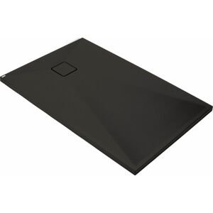 DEANTE - Correo čierna - Granitová sprchová vanička, obdĺžniková, 140x90 cm KQR_N47B