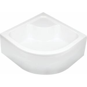 DEANTE - Deep biela - Akrylátová sprchová vanička, polguľatá, 80x80 cm - hlboká KTD_042B