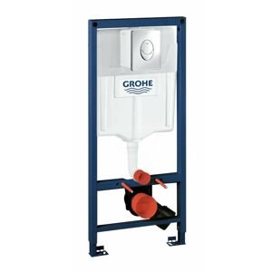 GROHE - Rapid SL Predstenová inštalácia na závesné WC, tlačidlo Skate Air, chróm 38763001