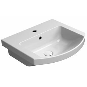 GSI - NORM keramické umývadlo oblé 51x45 cm, biela ExtraGlaze 8646111