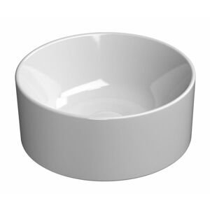 GSI - KUBE X keramické umývadlo na dosku, priemer 32cm, biela ExtraGlaze 943511
