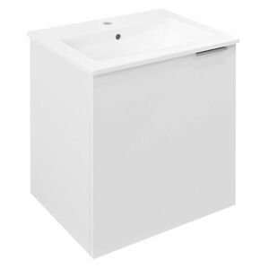 SAPHO - CIRASA umývadlová skrinka 48x52x39cm, 1xdvierka, ľavá, biela lesk CR481-3030